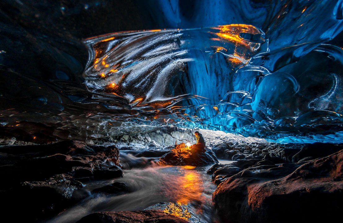 fotos para amar a Islândia Vatnajokull ice cave