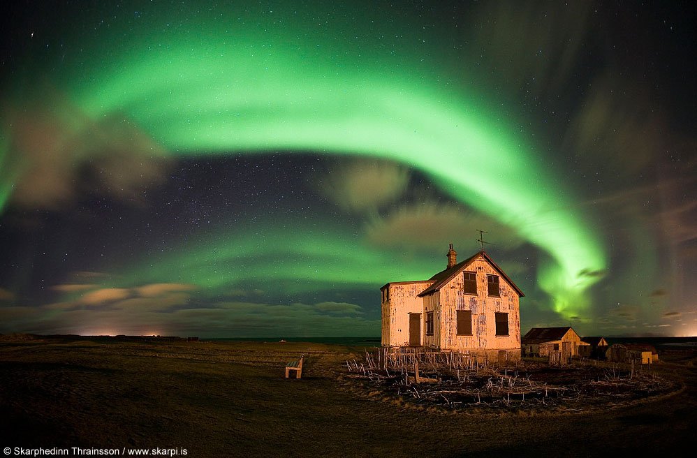 fotos para amar a Islândia aurora boreal skarpi