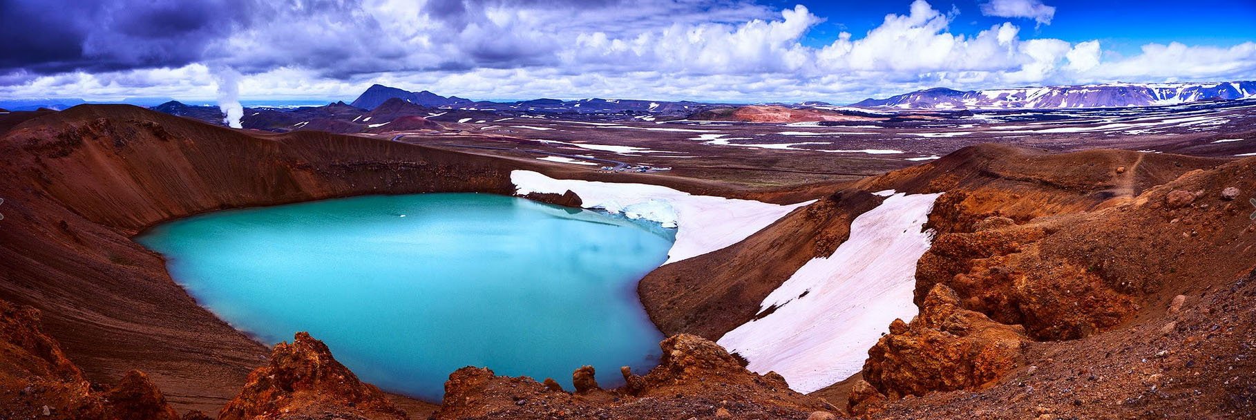 fotos para amar a Islândia cratera krafla viti
