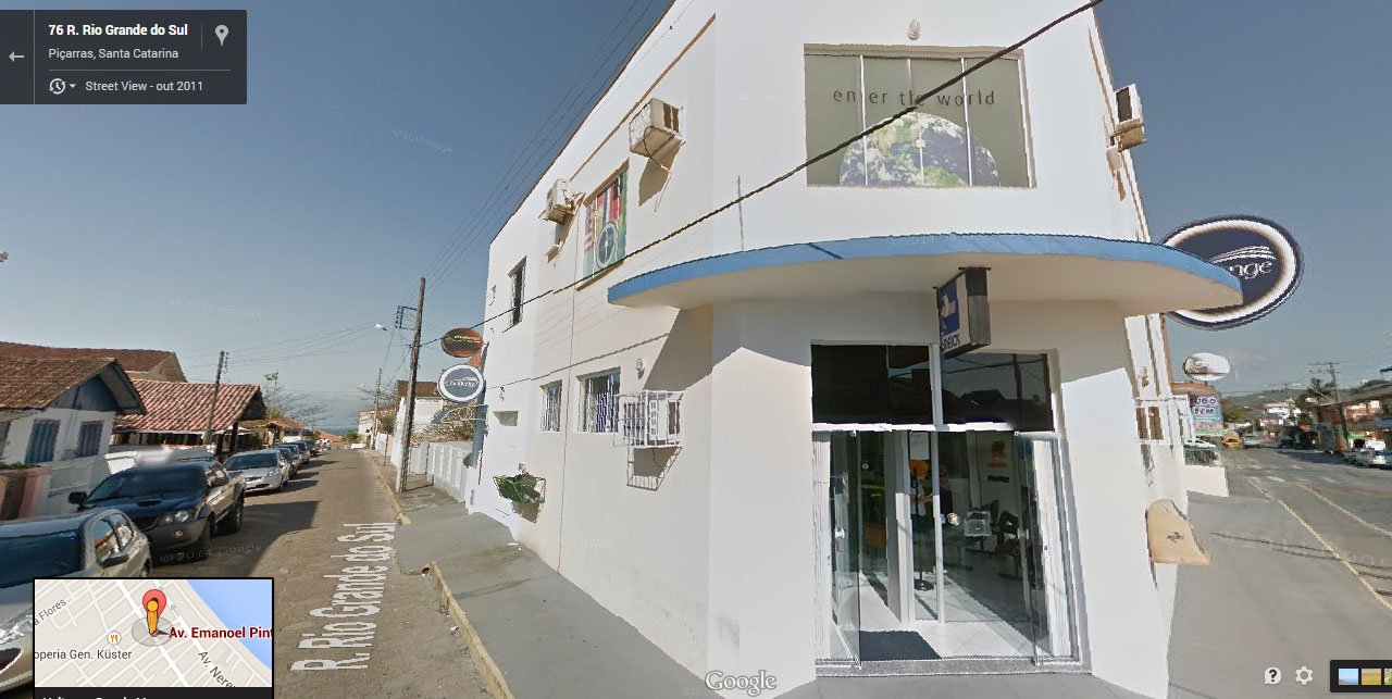 localização O bar de rock challenge rock cafe escondido em Piçarras, Santa Catarina