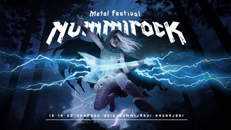 Festivais na Finlândia metal, verão e floresta nummirock 2