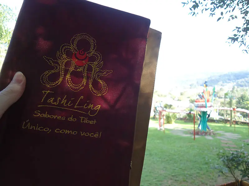 Restaurante tibetano em Três Coroas menu