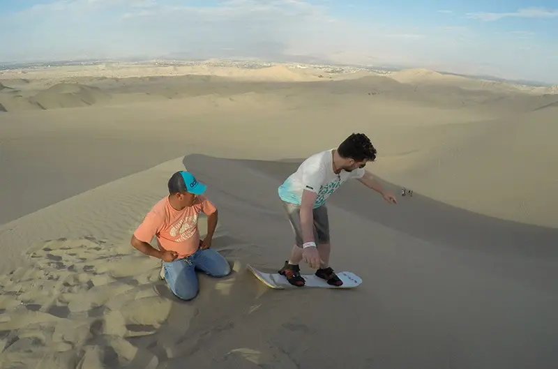 como chegar em huacachina sandboard