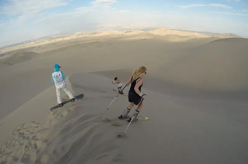 esqui na areia em huacachina