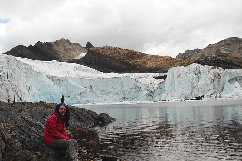 glaciar pastoruri lago