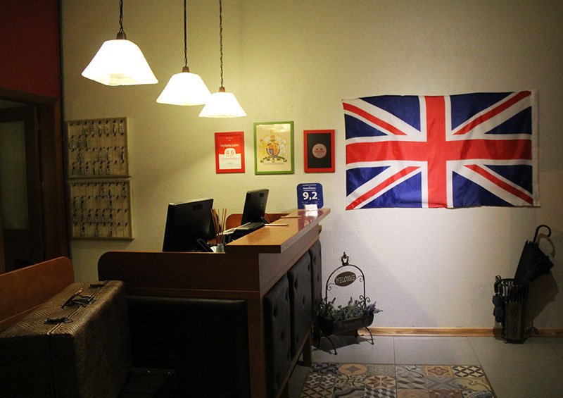 bandeira hostel britânico