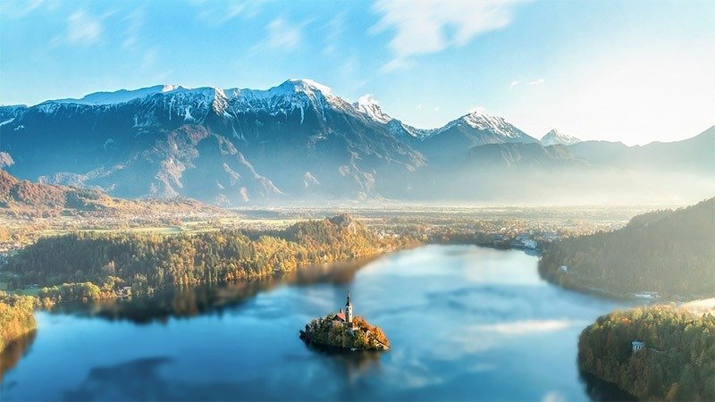 10 lindas cidades nas montanhas na Europa bled