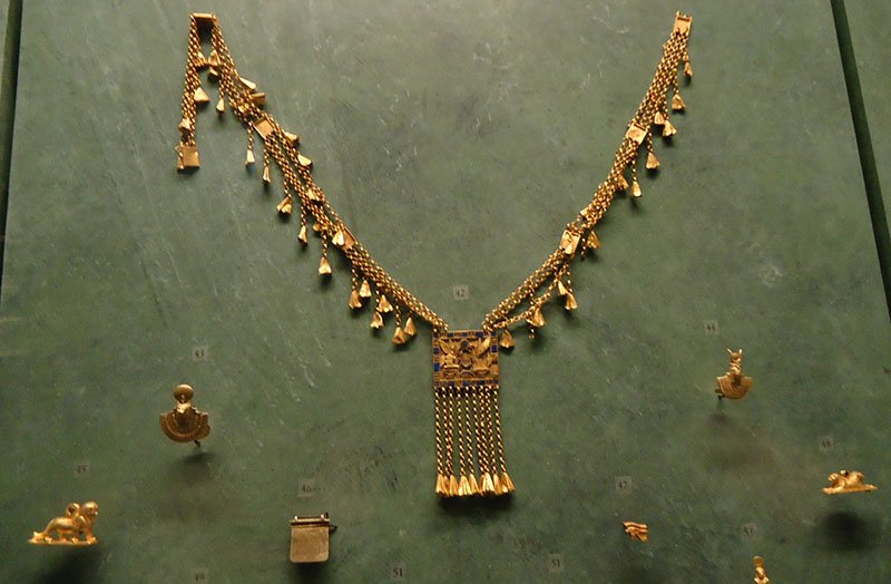 joias Antigo Egito no Museu do Louvre