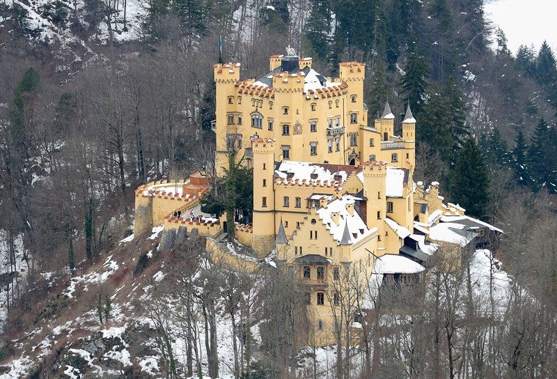 castelo na alemanha Hohenschwangau