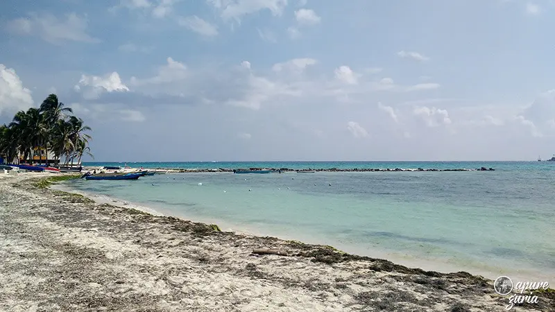san andres de carrinho de golf praia