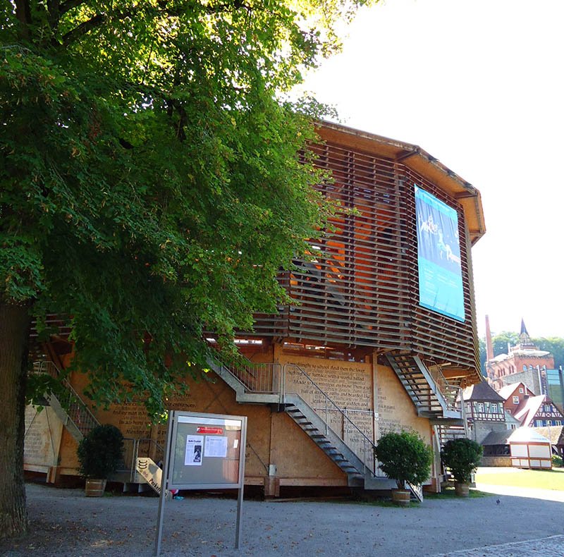 theater globe biergarten schwabisch hall