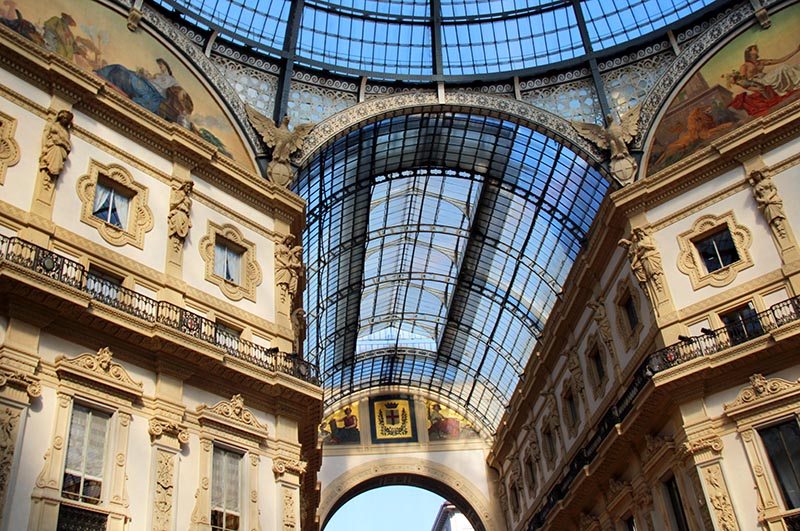 Galleria Vittorio Emanuele II detalhes