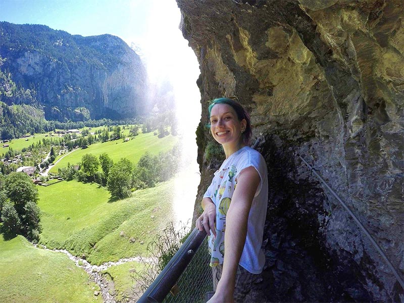 cachoeira staubbachfall lauterbrunnen suica