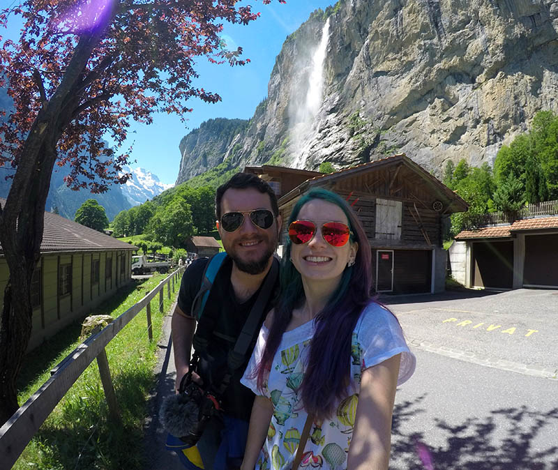 cidade com cachoeira na suiça lauterbrunnen