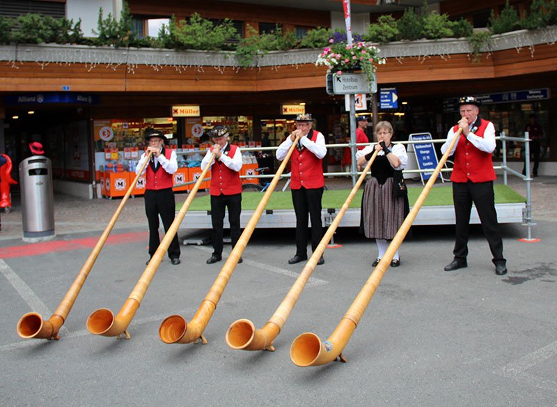 alphorn zermatt instrumento suiço