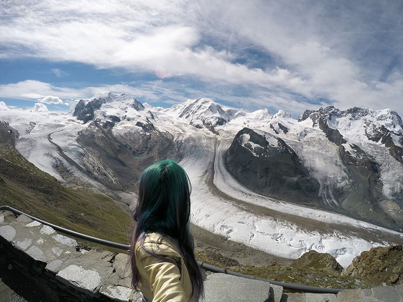 maior geleira da europa visitar zermatt no verão