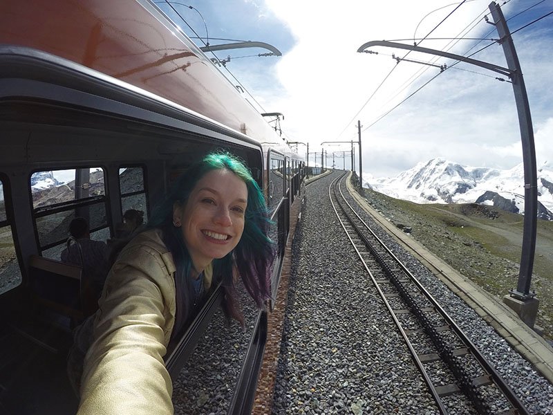 trem para gornergrat visitar zermatt no verão