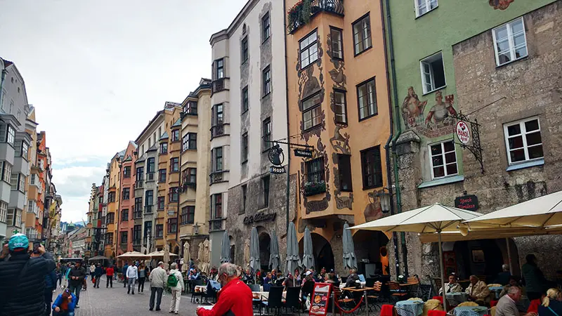 centro antigo de innsbruck altstadt