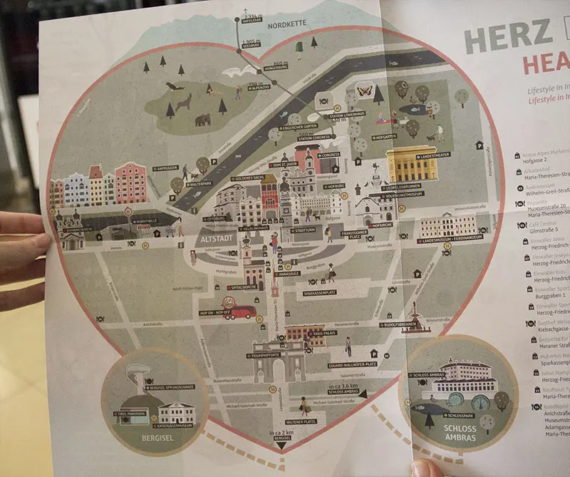mapa innsbruck