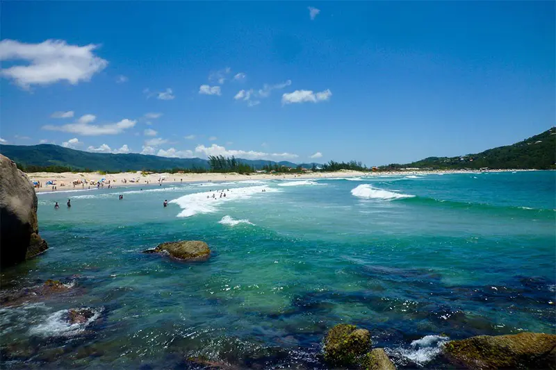 praia da ferrugem garopaba melhores praias de santa catarina