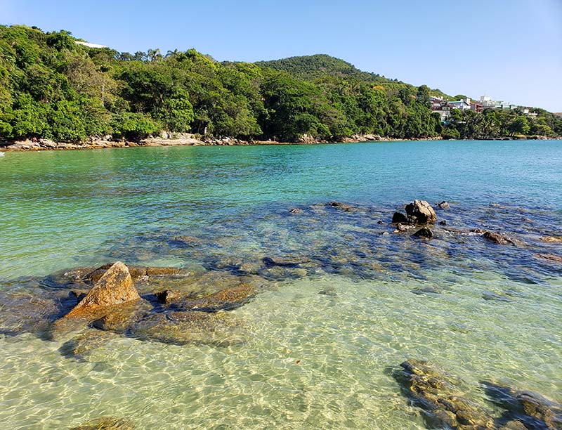 Praia da Sepultura em Bombinhas