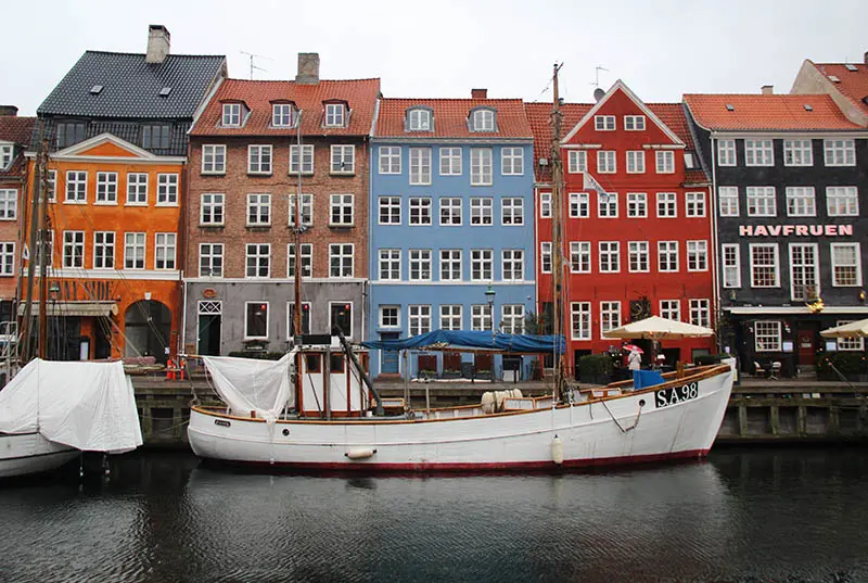 Moinho De Vento Em Kastellet, Copenhaga, Dinamarca Imagem de Stock