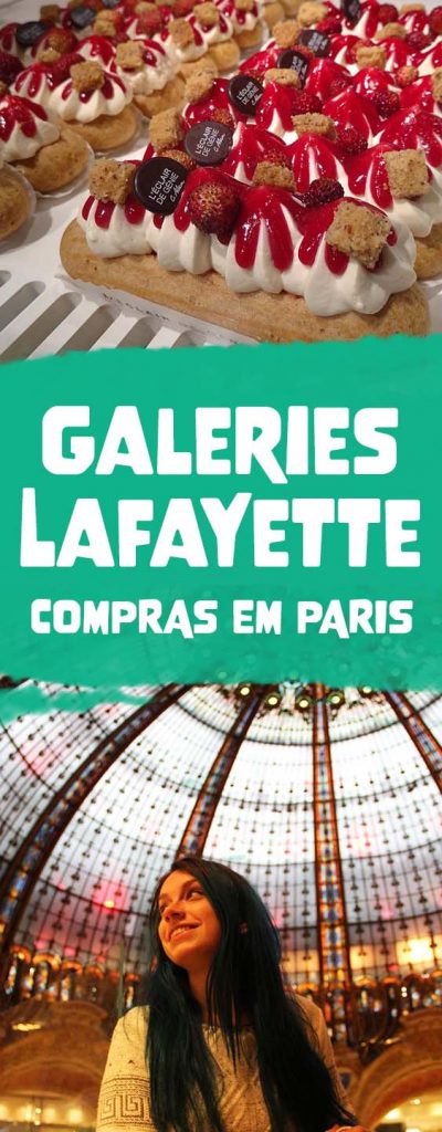Galeries Lafayette guia de compras em Paris, desconto e reembolso do imposto