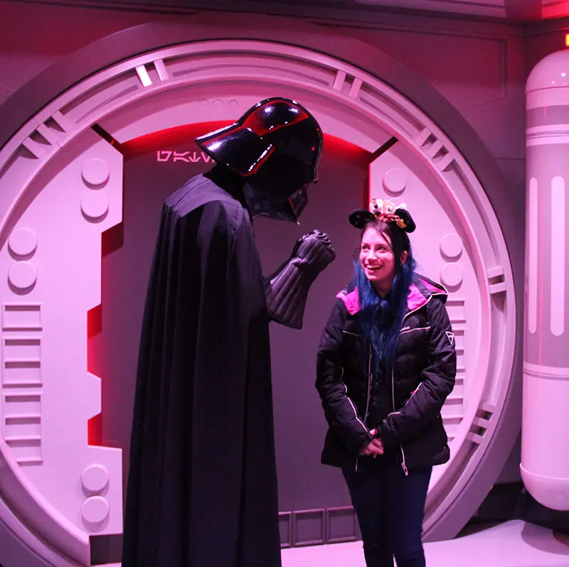 encontrar o darth vader na disney land paris