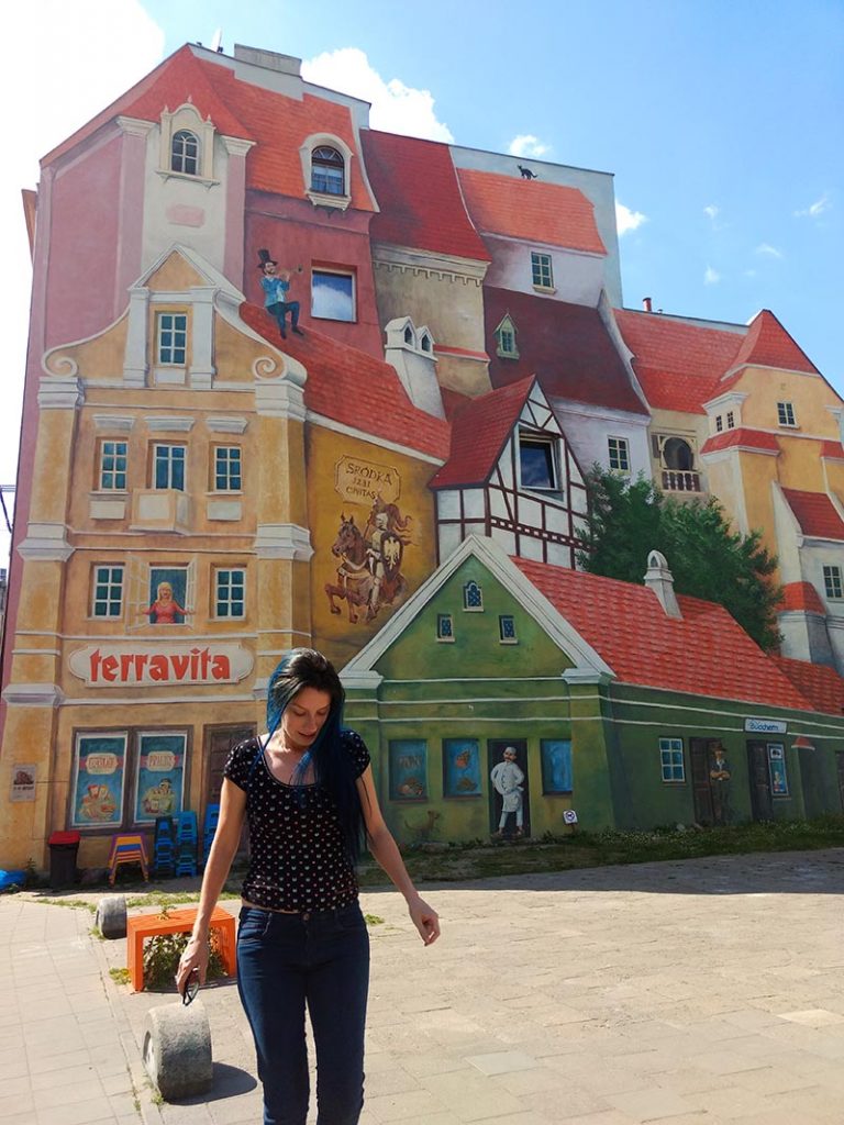 mural 3d poznan polonia