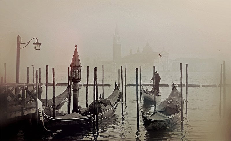 quando visitar veneza neblina