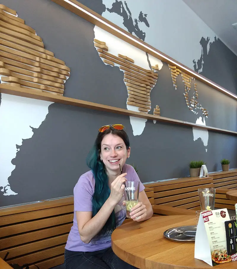 cafeteria mapa na parede liubliana