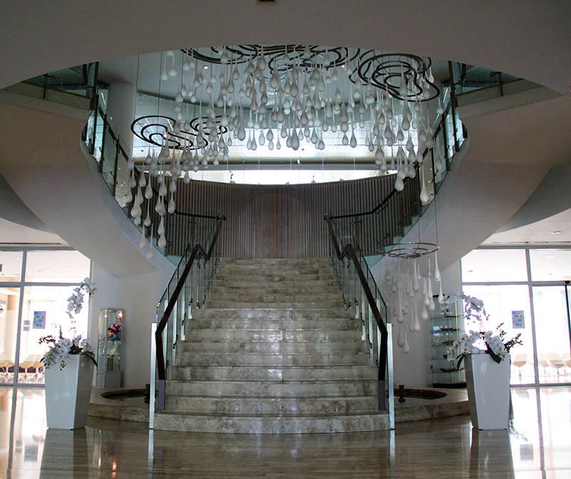 escadaria hall de entrada hotel thermana lasko