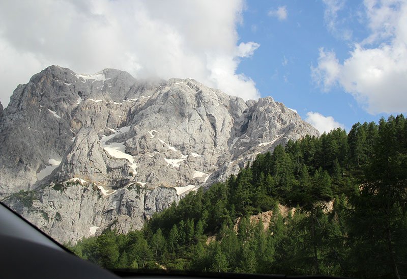 estrada Vršič Pass alpes julianos triglav park eslovenia