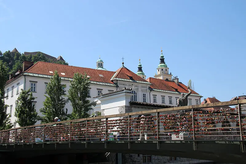 ponte do amor cadeados liubliana