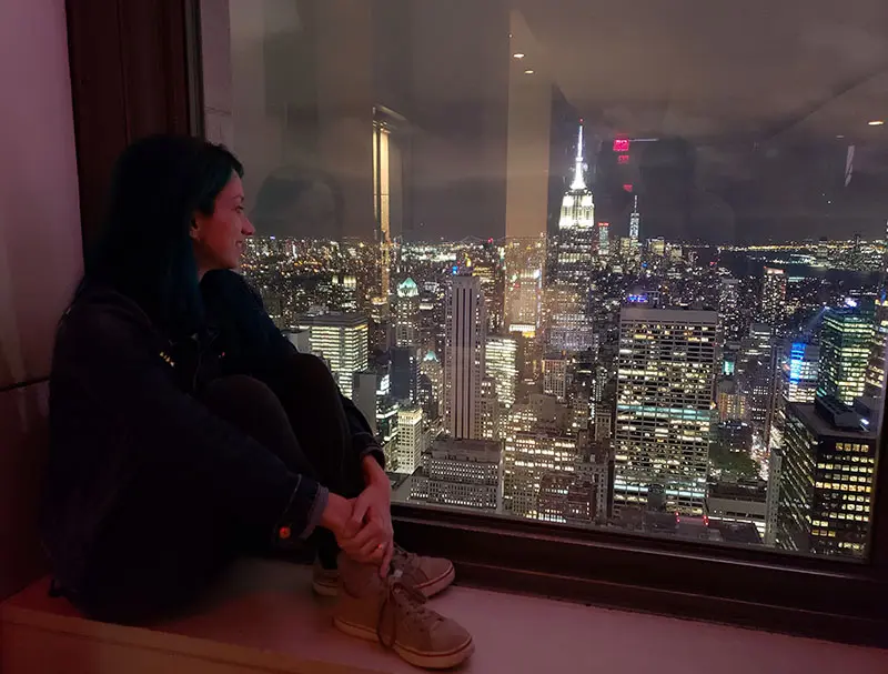 janela top of the rock nova york vista