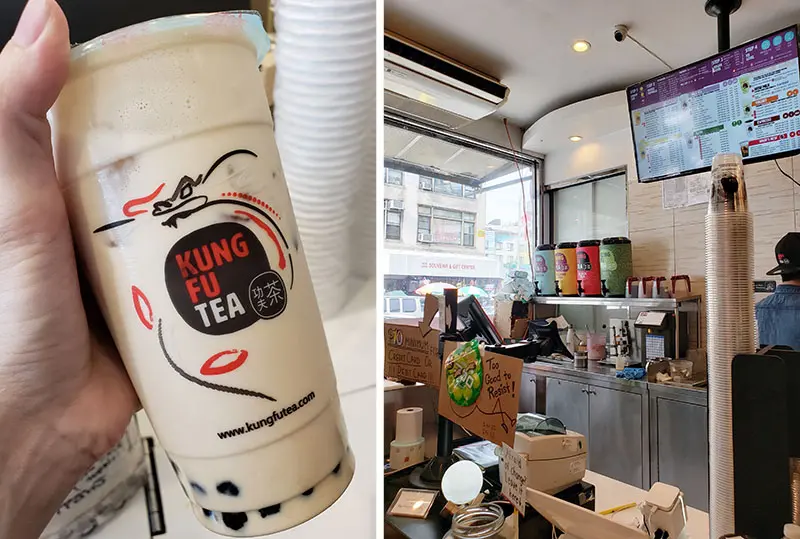 kung fu tea bubble nova york chinatown