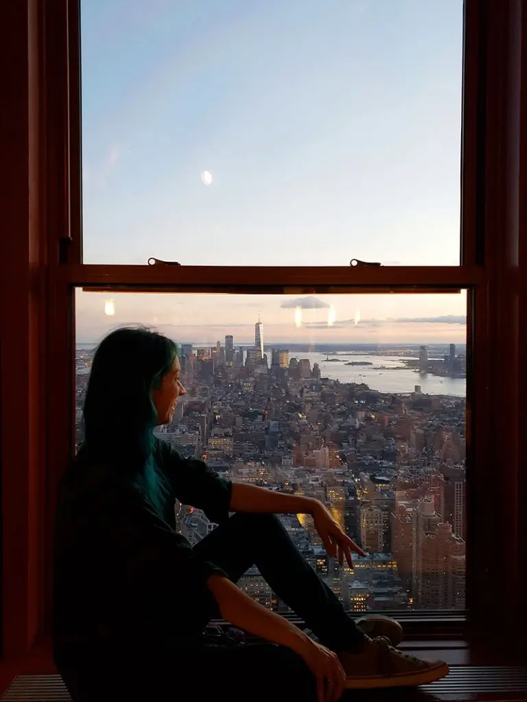 nova york vista de cima empire state building
