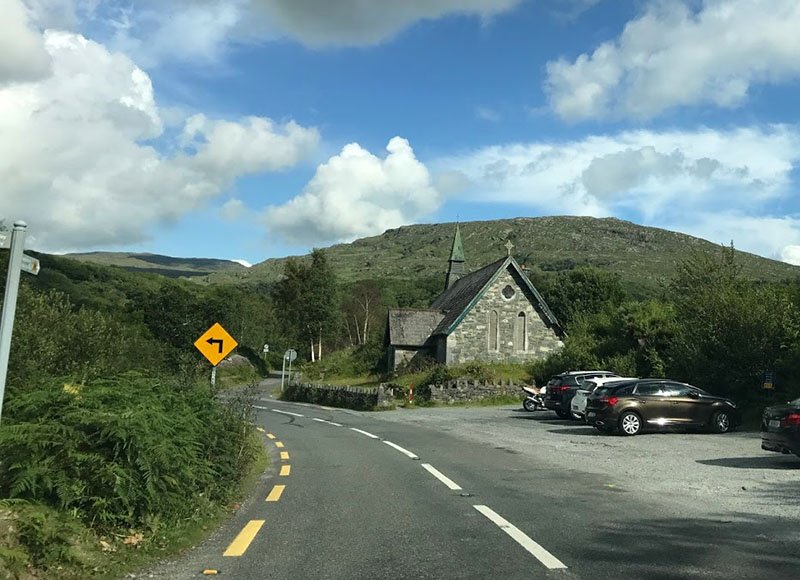 estrada ring of kerry moll's gap interior da irlanda