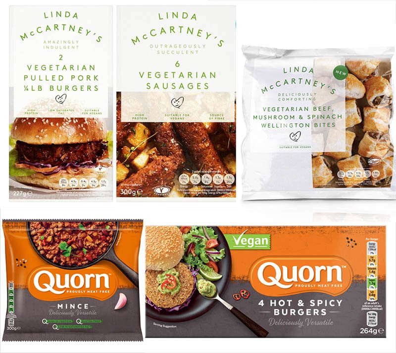 produtos veganos na inglaterra quorn