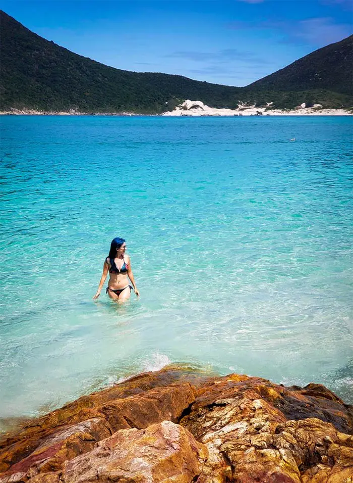 Praias e águas azuis incríveis em Arraial do Cabo