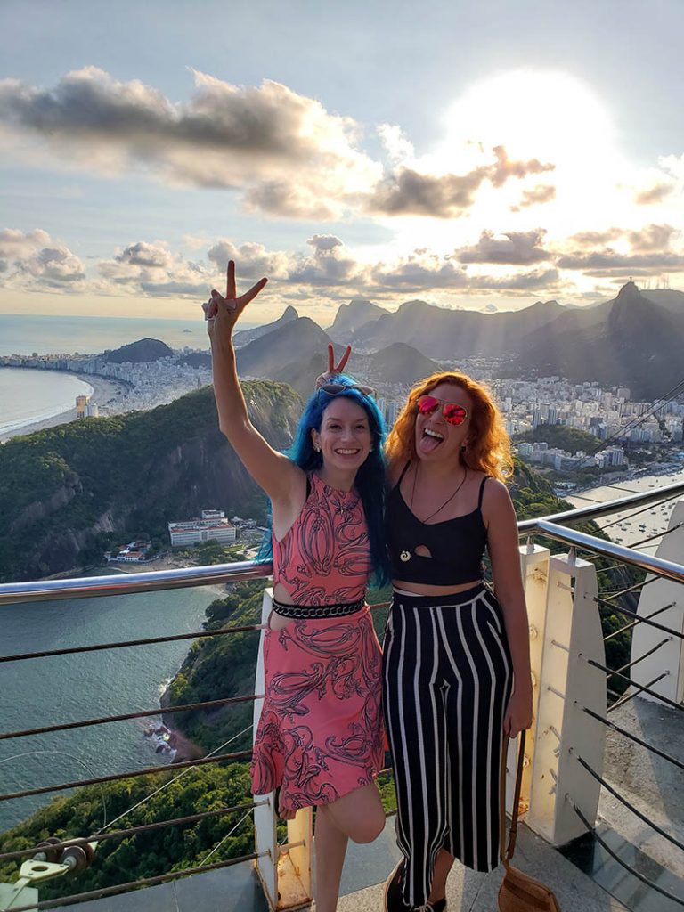 Melhor parceira de loucuras do Rio, a Larissa do blog Vida Cigana