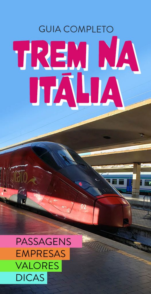 Guia de trem na Italia como comprar passagem barata