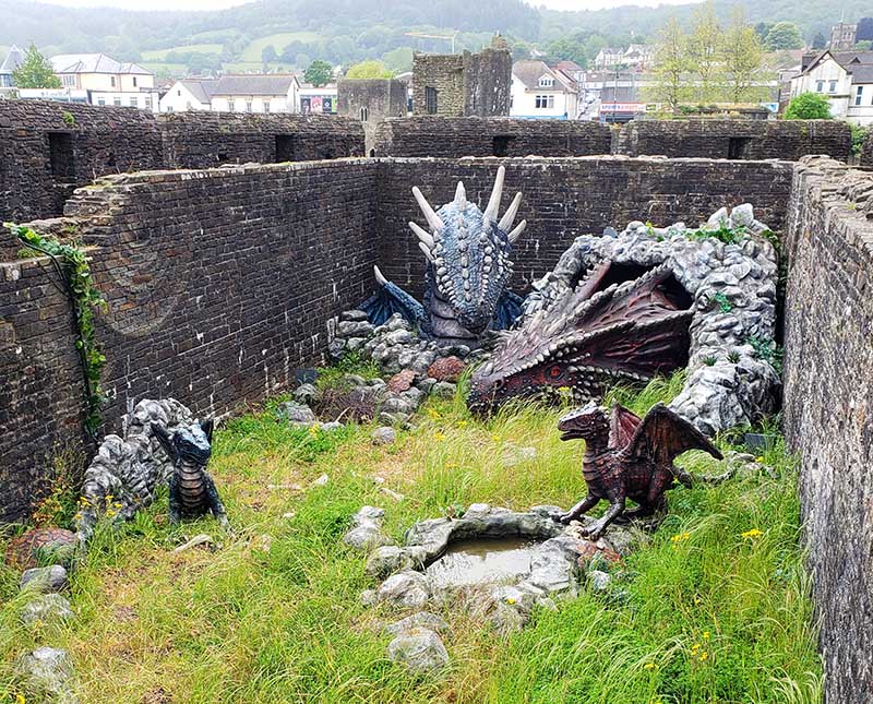 Dragões não faltam no País de Gales!