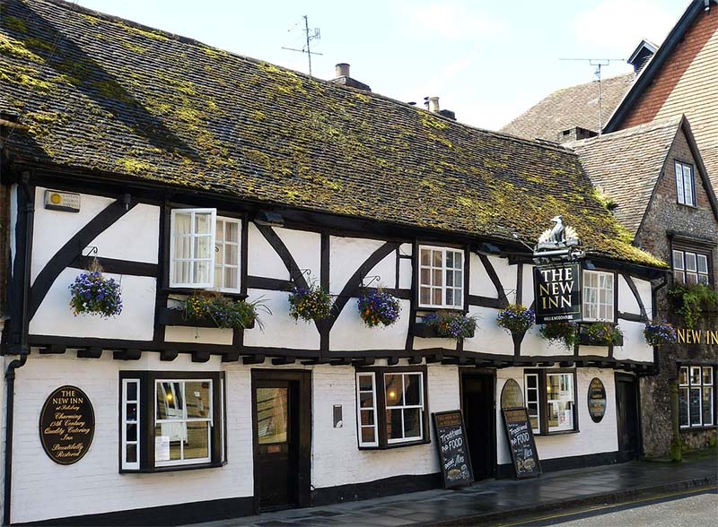 Pub antigo na Inglaterra