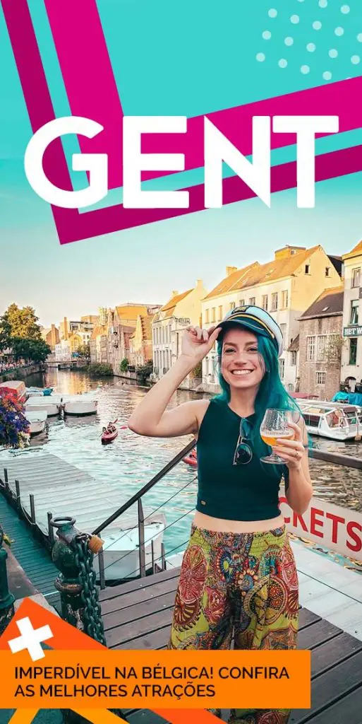 pinterest o que fazer em Gent na Bélgica, dicas e atrações