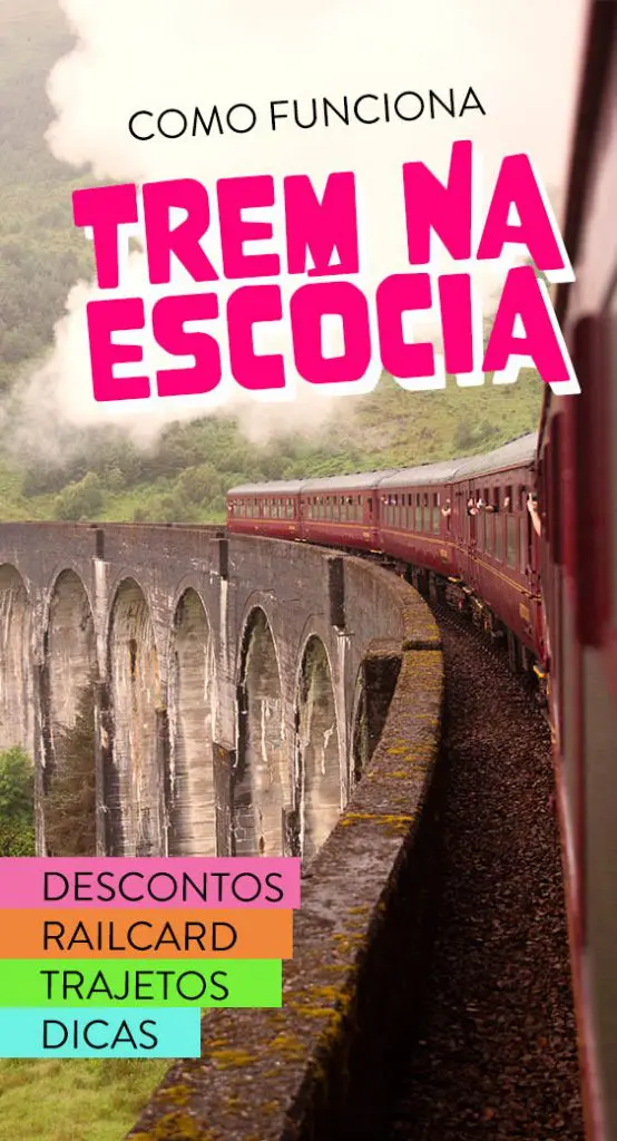 como funciona trem na Escocia dicas