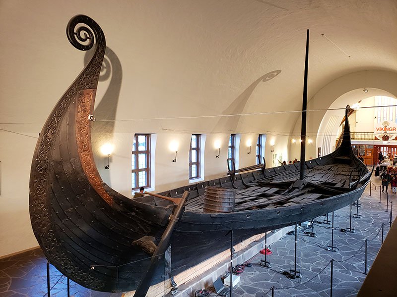 navio oseberg Museu dos Navios Vikings oslo