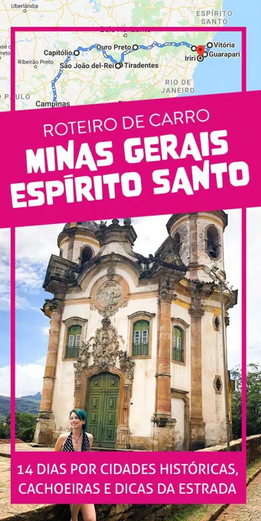 roteiro MG ES de carro dicas