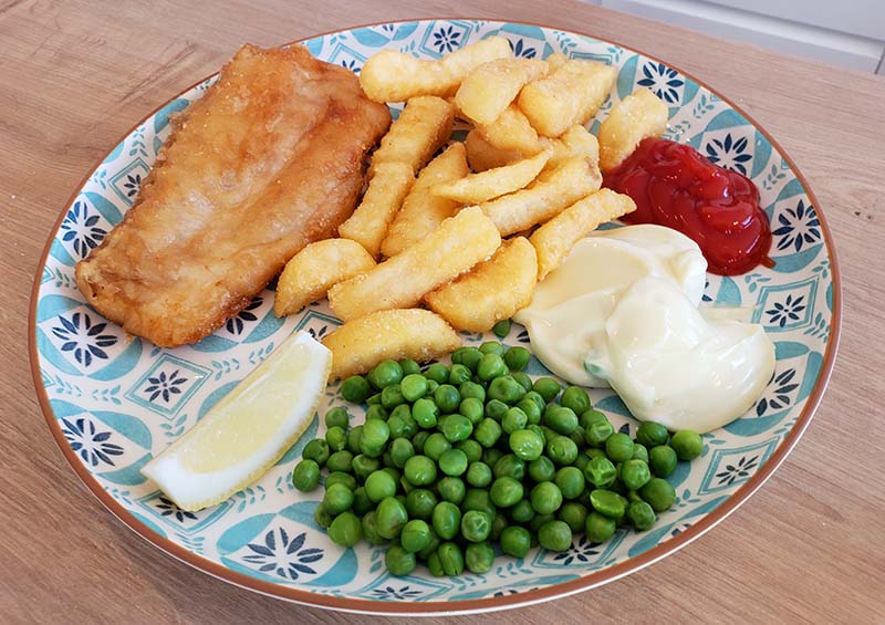 comida tipica da Inglaterra fish and chips