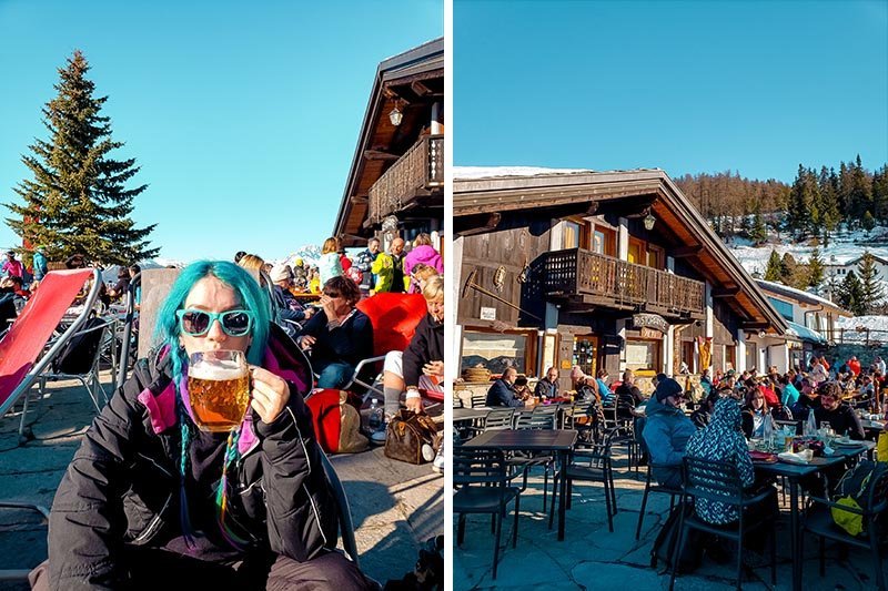 pila resort ski restaurante